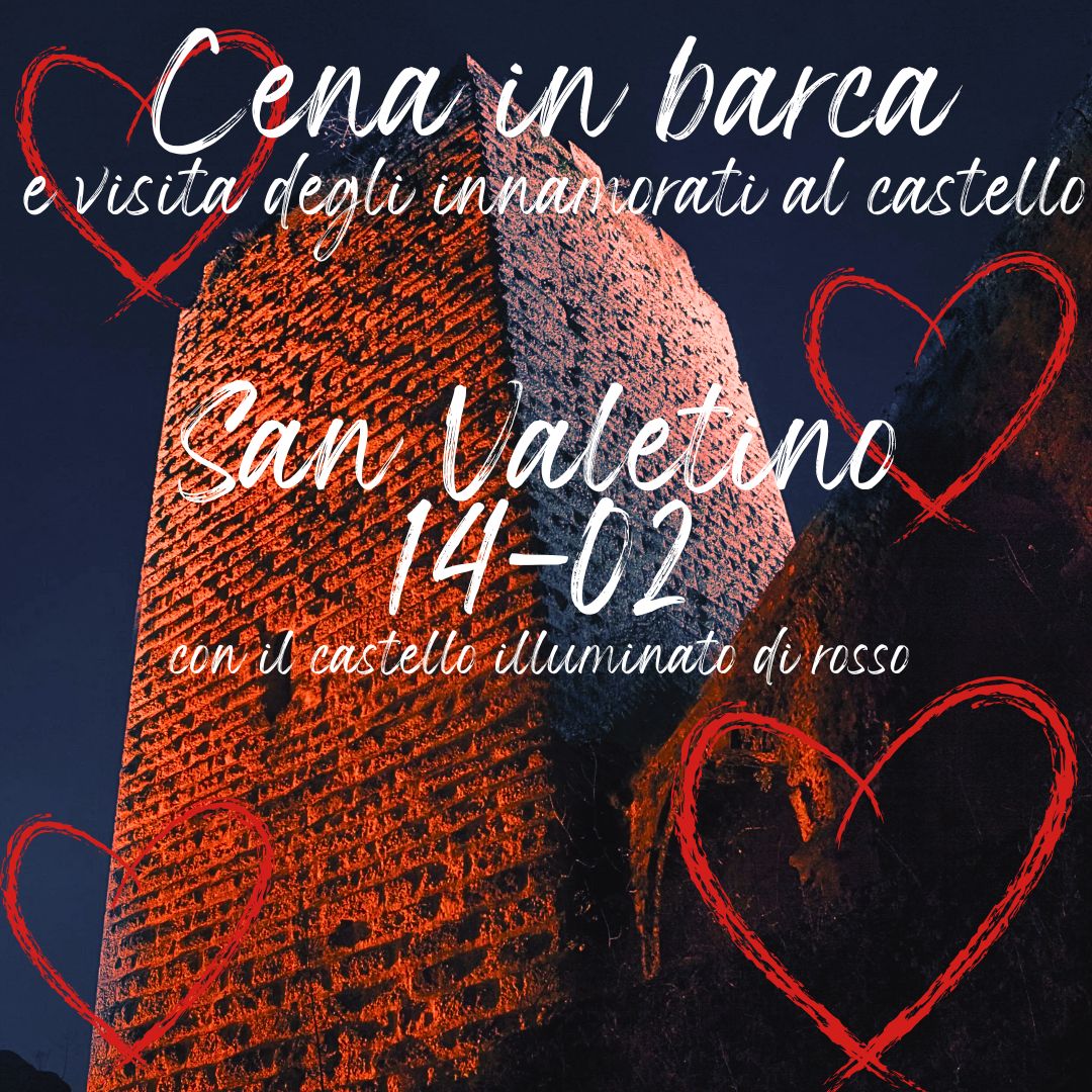 SAN VALENTINO - Cena romantica sul fiume e visita la Castello